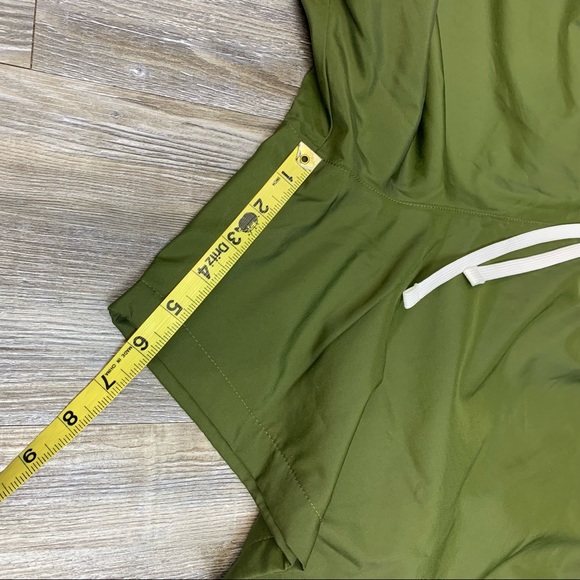 Nike Woven Flow Standard Fit Mid Thigh Length Green Athletic Shorts Size XXL - Picture 7 of 7